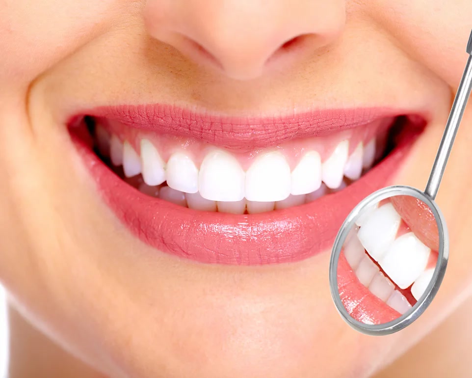 Woman smiling during a cosmetic dental consultation